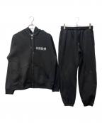 Ruhmルーム）の古着「セットアップスウェット」｜ブラック