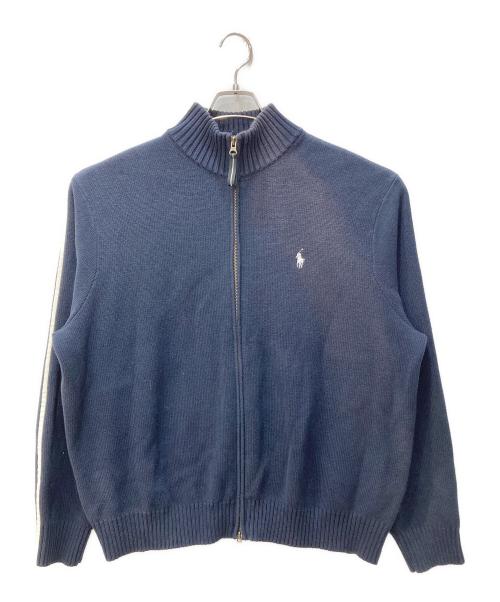 POLO RALPH LAUREN（ポロ・ラルフローレン）POLO RALPH LAUREN (ポロ・ラルフローレン) ドライバーズニット ネイビー サイズ:XXLの古着・服飾アイテム