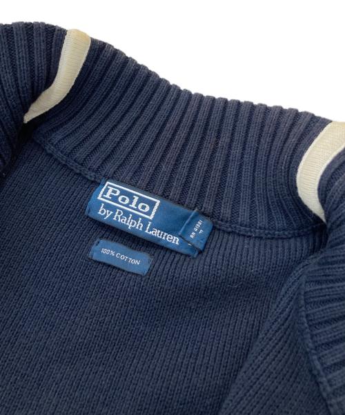 POLO RALPH LAUREN（ポロ・ラルフローレン）POLO RALPH LAUREN (ポロ・ラルフローレン) ドライバーズニット ネイビー サイズ:XXLの古着・服飾アイテム