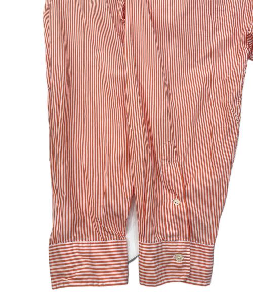 RALPH LAUREN（ラルフローレン）RALPH LAUREN (ラルフローレン) ストライプシャツ オレンジ サイズ:3XBの古着・服飾アイテム