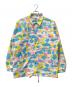 BAPE BY A BATHING APE（ベイプバイアベイシングエイプ）の古着「マルチカモコーチジャケット」｜イエロー×スカイブルー