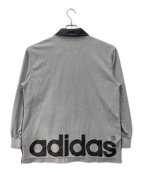 adidas（アディダス）adidas (アディダス) 切替ニットジャケット ブラック サイズ:Ｍの古着・服飾アイテム