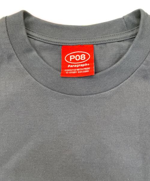 paragraph（パラグラフ）paragraph (パラグラフ) プリントTシャツ グレー サイズ:1の古着・服飾アイテム