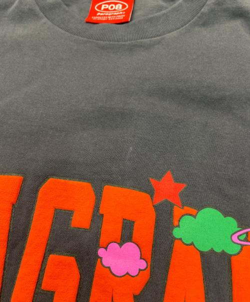 paragraph（パラグラフ）paragraph (パラグラフ) プリントTシャツ グレー サイズ:1の古着・服飾アイテム