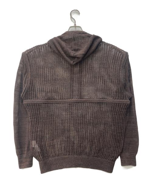 oriens（オリエンス）oriens (オリエンス) BEEDEN (ビーデン) マルチWAYクロシェニット ブラウン サイズ:サイズ表記無しの古着・服飾アイテム