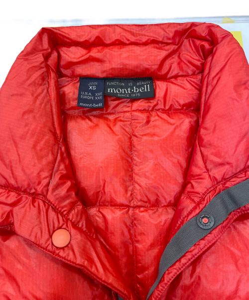 mont-bell（モンベル）mont-bell (モンベル) U.L.ダウンインナーハーフスリーブジャケット レッド サイズ:XSの古着・服飾アイテム