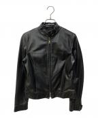 ANAYIアナイ）の古着「カウレザージャケット」｜ブラック