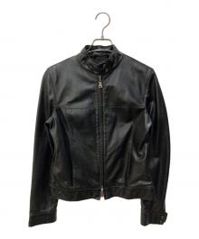 ANAYI（アナイ）の古着「カウレザージャケット」｜ブラック