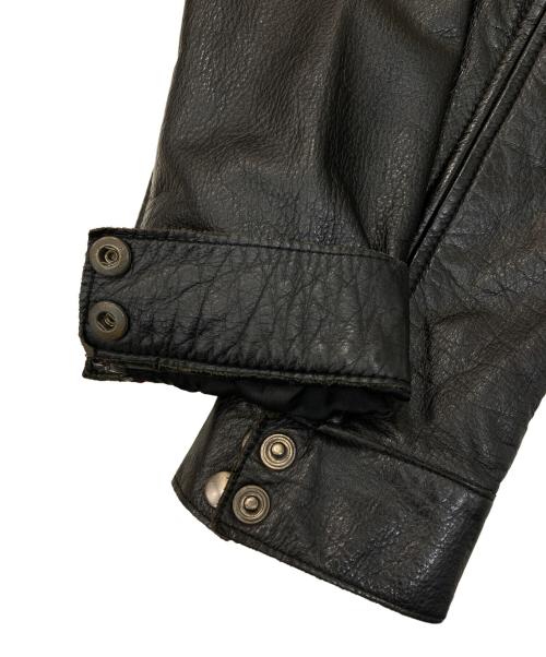 ANAYI（アナイ）ANAYI (アナイ) カウレザージャケット ブラック サイズ:Mの古着・服飾アイテム