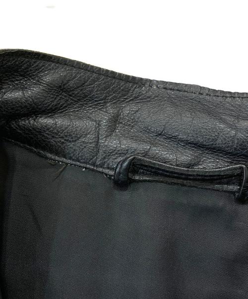 ANAYI（アナイ）ANAYI (アナイ) カウレザージャケット ブラック サイズ:Mの古着・服飾アイテム