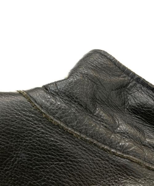 ANAYI（アナイ）ANAYI (アナイ) カウレザージャケット ブラック サイズ:Mの古着・服飾アイテム