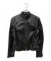 ANAYI（アナイ）の古着「カウレザージャケット」｜ブラック