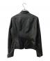 ANAYI (アナイ) カウレザージャケット ブラック サイズ:M：3000円