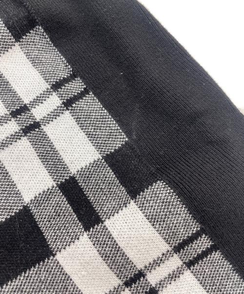 LIP SERVICE（リップサービス）LIP SERVICE (リップサービス) チェックジャガードデコルテオープンワンピース ブラック サイズ:Freeの古着・服飾アイテム