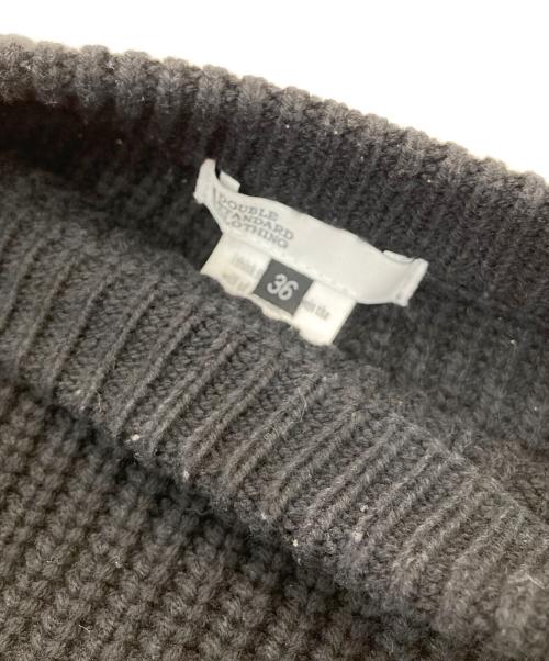 DOUBLE STANDARD CLOTHING（ダブルスタンダードクロージング）DOUBLE STANDARD CLOTHING (ダブルスタンダードクロージング) ボーダーニット ブラック サイズ:36の古着・服飾アイテム