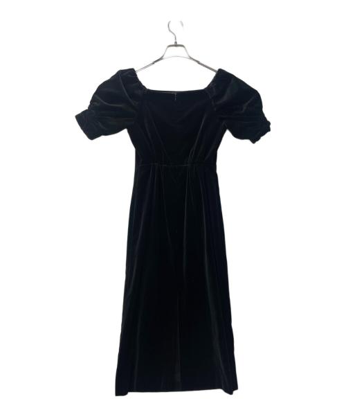 Lily Brown（リリーブラウン）Lily Brown (リリーブラウン) ヴィンテージベロアワンピース ブラック サイズ:Free 未使用品の古着・服飾アイテム