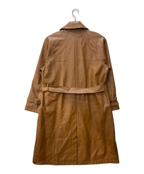 adidas（アディダス）adidas (アディダス) フェイクレザートレンチコート ブラウン サイズ:XL 未使用品の古着・服飾アイテム