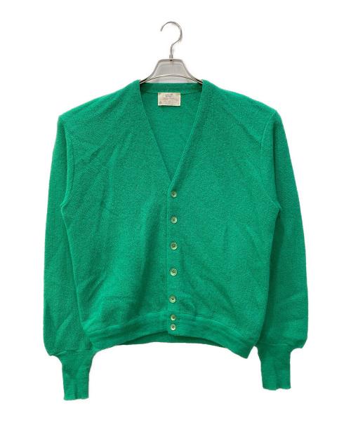 LORD JEFF（ロードジェフ）LORD JEFF (ロードジェフ) ウールニットカーディガン グリーン サイズ:Ⅼの古着・服飾アイテム