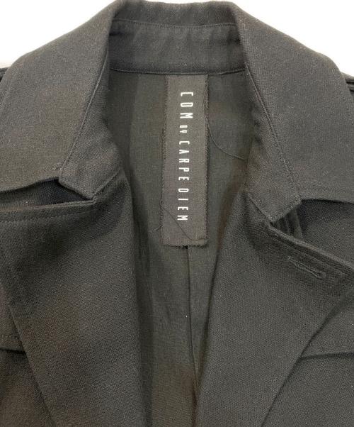 CDM BY CARPEDIEM（シーディーエム バイ カルペディエム）CDM BY CARPEDIEM (シーディーエム バイ カルペディエム) アーミーツイルトレンチコート ブラック サイズ:Sの古着・服飾アイテム