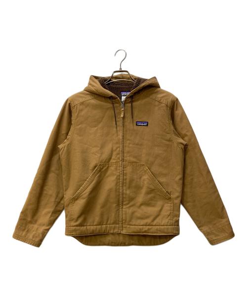 Patagonia（パタゴニア）Patagonia (パタゴニア) ラインドキャンバスフーディ ベージュ サイズ:XSの古着・服飾アイテム