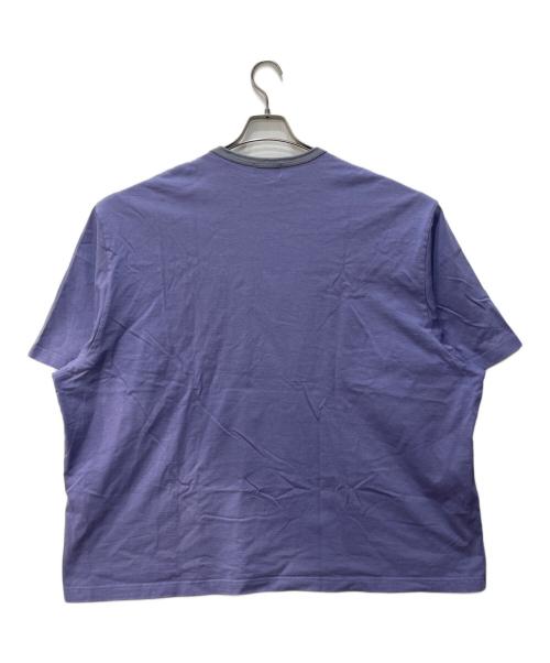 KOLOR（カラー）KOLOR (カラー) 度詰めハード天竺プリントTシャツ ブルー サイズ:2の古着・服飾アイテム