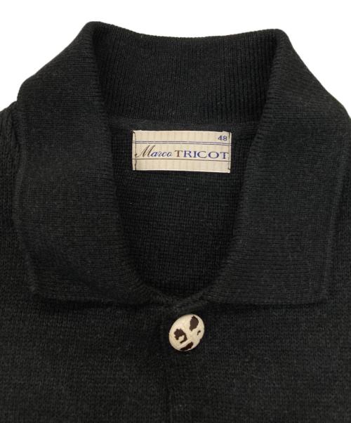 Marco TRICOT（マルコ トリコ）Marco TRICOT (マルコ トリコ) ニットカーディガン ブラック サイズ:48の古着・服飾アイテム
