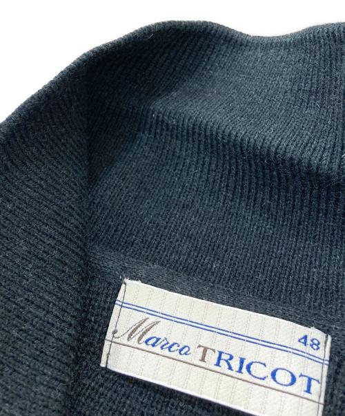 Marco TRICOT（マルコ トリコ）Marco TRICOT (マルコ トリコ) ニットカーディガン ブラック サイズ:48の古着・服飾アイテム