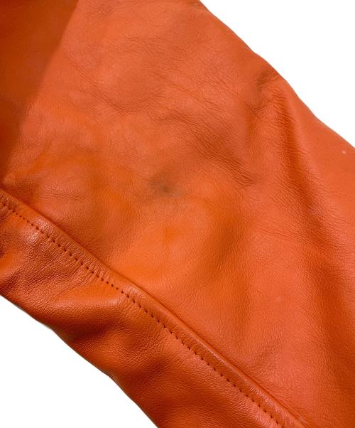 CATCH BALL（キャッチボール）CATCH BALL (キャッチボール) レザー切替スタジャン ブラウン サイズ:38の古着・服飾アイテム