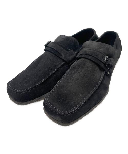 GUCCI（グッチ）GUCCI (グッチ) スウェードドライビングシューズ ブラック サイズ:44の古着・服飾アイテム