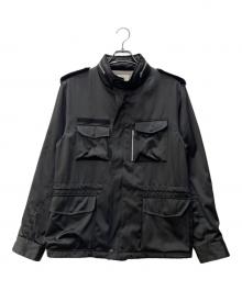 HEAD PORTER PLUS（ヘッドポータープラス）の古着「ミリタリージャケット」｜ブラック