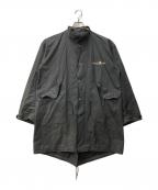 BLACK SIGNブラックサイン）の古着「British oiled Cotton Rebel Coat」｜ブラック