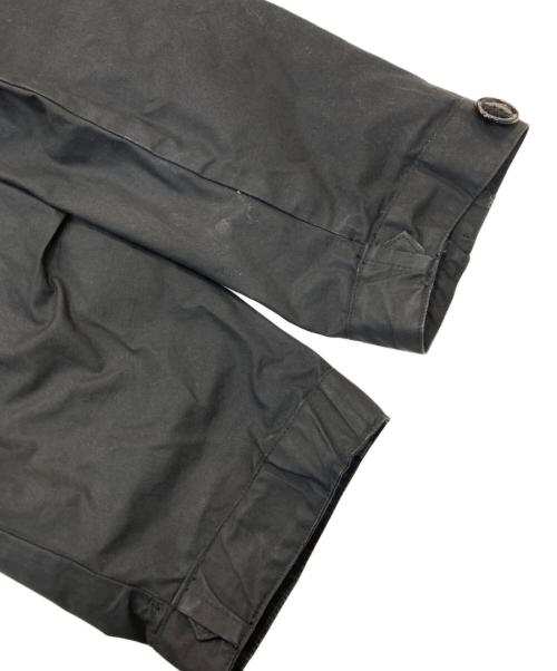 BLACK SIGN（ブラックサイン）BLACK SIGN (ブラックサイン) British oiled Cotton Rebel Coat ブラック サイズ:Lの古着・服飾アイテム