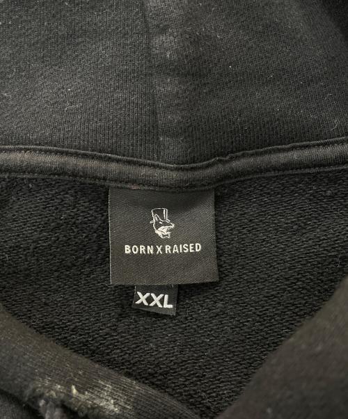 BORN X RAISED（ボーン レイズド）BORN X RAISED (ボーン レイズド) プリントパーカー ブラック サイズ:XXLの古着・服飾アイテム