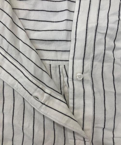 JOURNAL STANDARD（ジャーナルスタンダード）JOURNAL STANDARD (ジャーナルスタンダード) レーヨン麻ノーカラースキッパーブラウス ホワイト サイズ:サイズ表記なしの古着・服飾アイテム