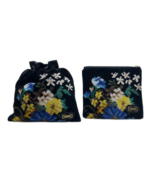 FEILER（フェイラー）FEILER (フェイラー) デイジーロンドポーチ&巾着セット 未使用品の古着・服飾アイテム