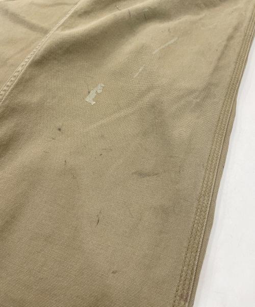 CarHartt（カーハート）CarHartt (カーハート) ペイント加工ワークパンツ ベージュ サイズ:34×32の古着・服飾アイテム