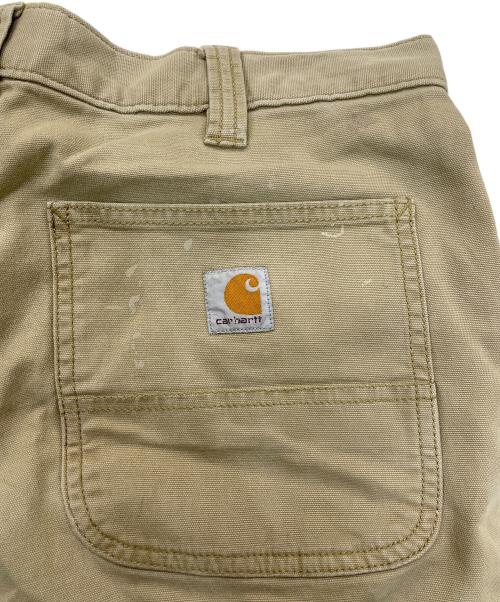 CarHartt（カーハート）CarHartt (カーハート) ペイント加工ワークパンツ ベージュ サイズ:34×32の古着・服飾アイテム