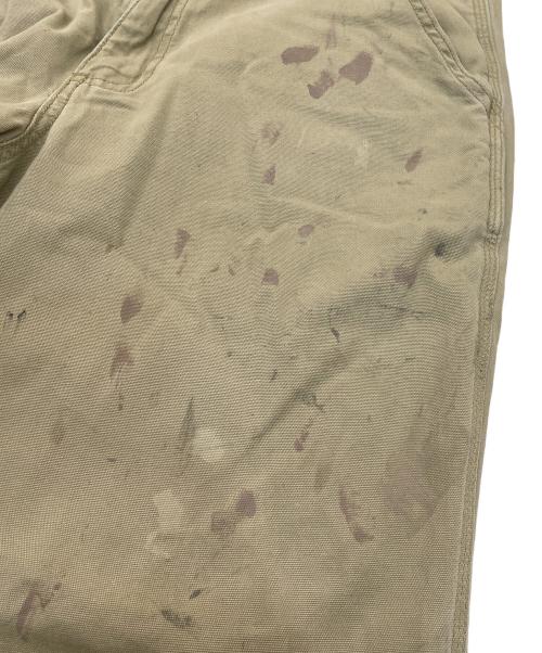 CarHartt（カーハート）CarHartt (カーハート) ペイント加工ワークパンツ ベージュ サイズ:34×32の古着・服飾アイテム