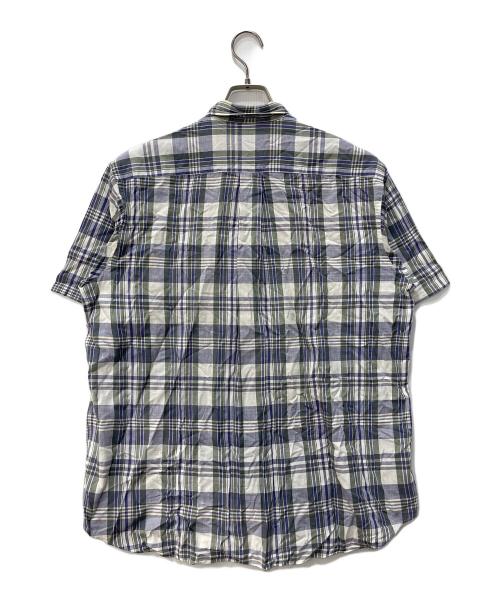 COMME des GARCONS HOMME（コムデギャルソン オム）COMME des GARCONS HOMME (コムデギャルソン オム) チェックシャツ グリーン×ネイビー サイズ:サイズ表記なしの古着・服飾アイテム