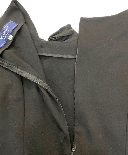 M'S GRACY（エムズグレイシー）M'S GRACY (エムズグレイシー) 半袖ワンピース ブラック サイズ:38の古着・服飾アイテム