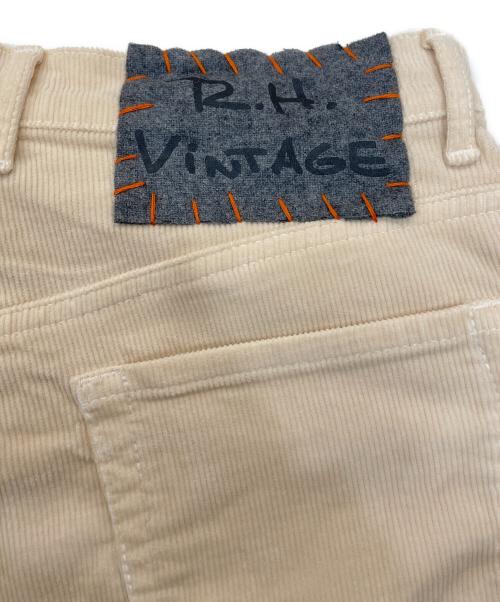 R.H.Vintage（ロンハーマン・ヴィンテージ）R.H.Vintage (ロンハーマン・ヴィンテージ) コーデュロイフレアパンツ ベージュ サイズ:26の古着・服飾アイテム