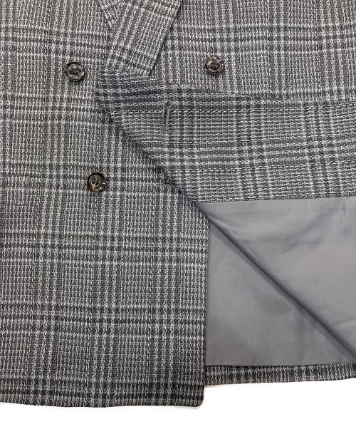 LANVIN（ランバン）LANVIN (ライバン) ダブルテーラードジャケット グレー サイズ:F48-45の古着・服飾アイテム