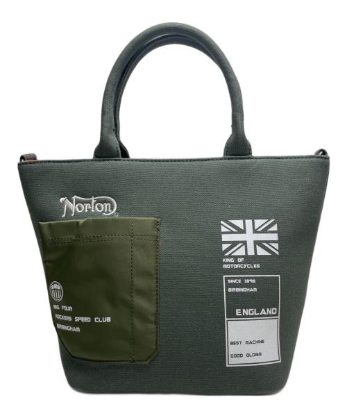 Norton（ノートン）Norton (ノートン) 2WAYバッグ カーキの古着・服飾アイテム