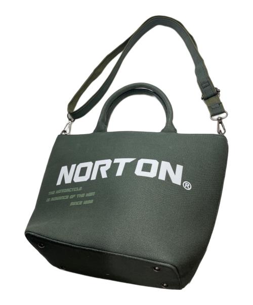 Norton（ノートン）Norton (ノートン) 2WAYバッグ カーキの古着・服飾アイテム