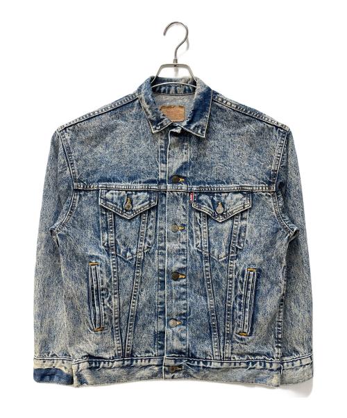 LEVI'S（リーバイス）LEVI'S (リーバイス) ケミカルウォッシュデニムジャケット インディゴ サイズ:Lの古着・服飾アイテム