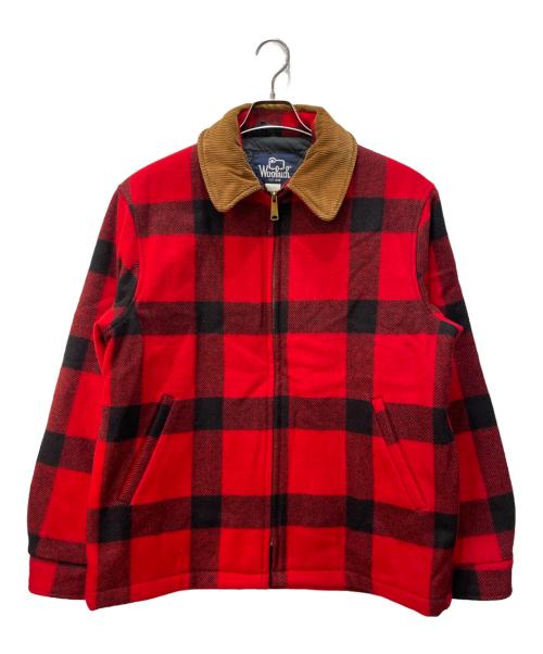 WOOLRICH（ウールリッチ）WOOLRICH (ウールリッチ) バッファローチェックジャケット レッド サイズ:Lの古着・服飾アイテム