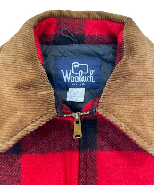 WOOLRICH（ウールリッチ）WOOLRICH (ウールリッチ) バッファローチェックジャケット レッド サイズ:Lの古着・服飾アイテム