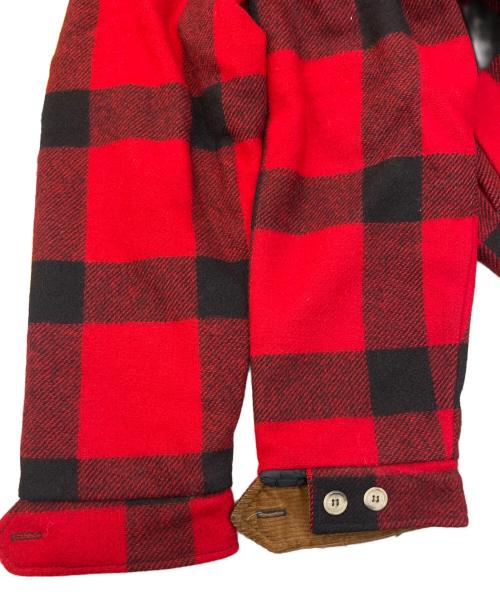 WOOLRICH（ウールリッチ）WOOLRICH (ウールリッチ) バッファローチェックジャケット レッド サイズ:Lの古着・服飾アイテム