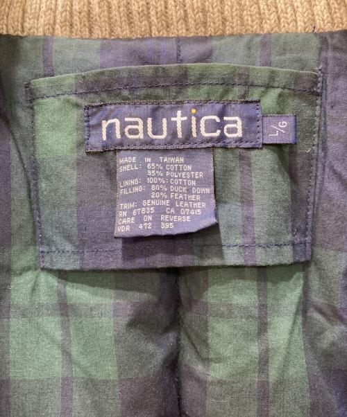 NAUTICA（ノーティカ）NAUTICA (ノーティカ) エルボーパッチダウンジャケット ネイビー サイズ:Lの古着・服飾アイテム