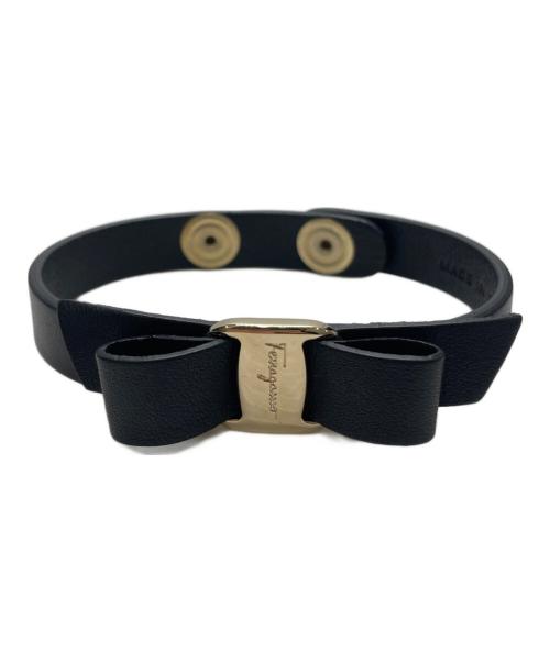 Salvatore Ferragamo（サルヴァトーレ フェラガモ）Salvatore Ferragamo (サルヴァトーレ フェラガモ) ブレスレット ブラックの古着・服飾アイテム
